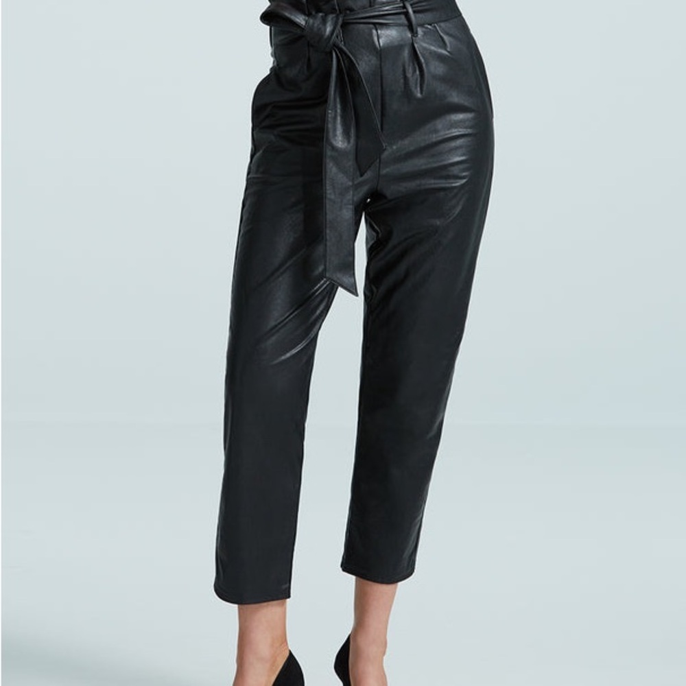 Commando Faux Leather Paperbag Pants